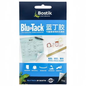 Adhesivo Reutilizable Original Bostik <span class=keywords><strong>Blu</strong></span> <span class=keywords><strong>Tack</strong></span>, Barra Adhesiva Multiusos para Marcos de Fotos, Adhesivo Azul para Pared, 75g - Product Image 3
