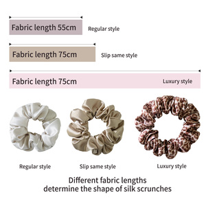 Ikat Rambut Elastis Sutra Mulberry 100% Ukuran Kecil Tipis, Aksesoris Rambut Wanita & Anak Perempuan, Grosir - Product Image 5