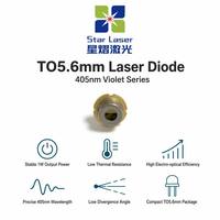 Diode laser violette haute puissance SHARP GH04V01A2GC 405nm 1W TO5.6mm LD pour PCB, polymérisation UV, impression 3D