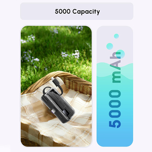 REMAX FP-108 22.5W ชาร์จเร็ว 5000mAh พาวเวอร์<span class=keywords><strong>แบ</strong></span>งค์เครื่องชาร์จพกพาขนาดเล็กแบตเตอรี่ภายนอกพร้อมขาตั้งแบบพับได้สำหรับธุรกิจการเดินทาง - Product Image 6