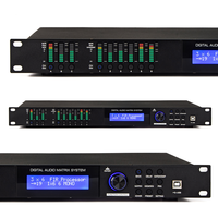 Processeur de sonorisation DSP FIR LB306 3 entrées 6 sorties, 500 MHz, double cœur, 32 bits, 768 kHz ADC, PEQ, DEQ, GEQ, contrôle USB, LAN, PC