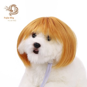 Pelucas <span class=keywords><strong>para</strong></span> <span class=keywords><strong>perros</strong></span> y gatos de pelo rizado y liso <span class=keywords><strong>para</strong></span> mascotas, suministros <span class=keywords><strong>para</strong></span> mascotas, joyería de Halloween <span class=keywords><strong>para</strong></span> Primavera, accesorio de ropa <span class=keywords><strong>para</strong></span> mascotas - Product Image 1