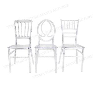 Dos croisé Pliant Acajou Jardin Couleur Or Louis <span class=keywords><strong>Napoléon</strong></span> Mariage Table Extérieure Et Résine En Plastique Chaises Chiavari - Product Image 1