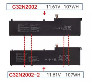 แบตเตอรี่ C32N2002ใหม่11.61V/107Wh สำหรับ <span class=keywords><strong>Asus</strong></span> <span class=keywords><strong>Zenbook</strong></span> Pro <span class=keywords><strong>15</strong></span> UX535 UX564PH พลิก<span class=keywords><strong>15</strong></span> - Product Image 1