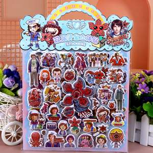 Pegatinas Acrílicas 3D Luminosas <span class=keywords><strong>de</strong></span> Dibujos Animados, Resistentes al Agua, Ecológicas, Lindas, con Forma <span class=keywords><strong>de</strong></span> Corazón, Regalo para Niñas, Decoración para Vasos, <span class=keywords><strong>Stranger</strong></span> <span class=keywords><strong>Things</strong></span> - Product Image 1