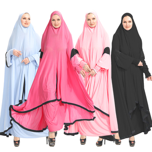 Best Seller Maxi Long Sleeve Middle East Arabic Islamic Clothing Robe Women Modest <strong>Abaya</strong> Muslim Dress for Ladies - Product Image 1