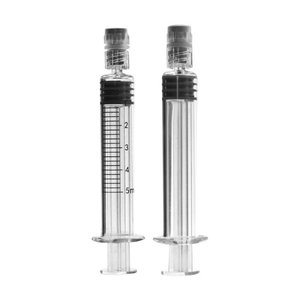 Siringa Pre-riempita in vetro borosilicato alto, 1ml, comoda da trasportare crema per il viso, crema per gli occhi - Product Image 5