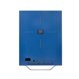 Estufa de vidrio azul de 2100w, Cocina de Inducción individual portátil con mango - Product Image 2