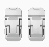 Support d'ordinateur portable en aluminium refroidi par air, support portable invisible mini tridimensionnel pour clavier
