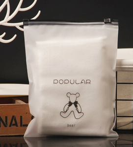 Wholesale Custom Packaging Printed Logo Self Sealing Shirt Clothes Zip <b>Lock</b> Clear Ziplock Plastic <b>Zipper</b> Frosted Clothing Bags - Product Image 6