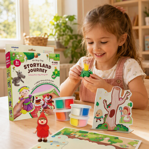 Argile <span class=keywords><strong>à</strong></span> séchage <span class=keywords><strong>à</strong></span> l'air libre sûre pour activités éducatives DIY <span class=keywords><strong>en</strong></span> usine, surprise d'anniversaire, avec château de princesse fantastique - Product Image 5