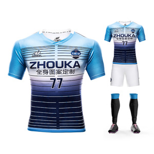 Custom Design high quality Thai Grace uniform football shirt maker soccer jersey - Product Image 1