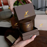 AIKUN Bougie en céramique réutilisable de qualité supérieure faite à la main Design durable Parfum non toxique Boîte cadeau personnalisable pour la décoration intérieure