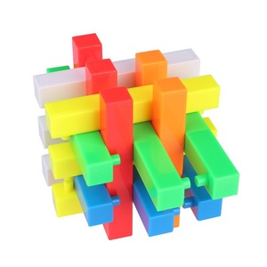 Yuxin Kongming Lock – ensemble de 6 couleurs mélangées, jouet de puzzle classique pour enfants, développement cognitif, cube magique éducatif - Product Image 3