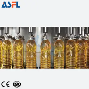 Fully Automatic Liquid Cooking Edible Vegetable Olive Oil Pet Bottle Filling Capping Machine