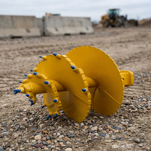 EVER STAR Screw Rock <b>Drill</b> <b>Auger</b> Earth Hole Digger Bore Pile Drilling Machine Attachment Concrete Cutting Tools Low Carbon Steel - Product Image 3