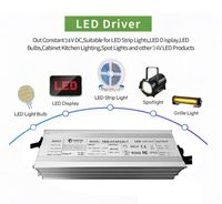 TBWTEK IP67 a prueba de agua 36W 50W 60W 80W 100W 120W 150W 300W Fuente de alimentación conmutada Controlador LED 12V 24V 36V 48V Voltaje constante