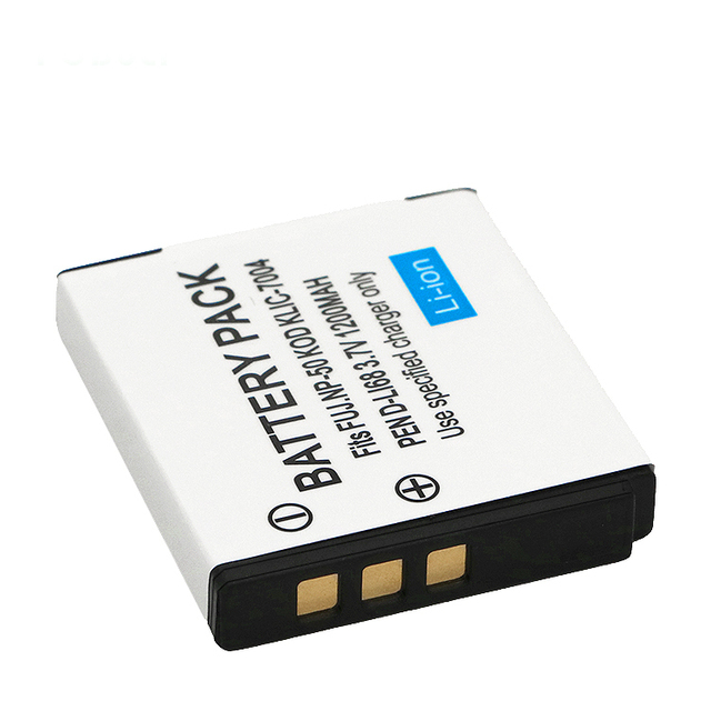YEAH KLIC-7004 D-LI68 NP-50 Battery Pack for FUJIFILM FinePix F100fd F200EXR F60fd F50fd F70EXR KODAK  Zi8 PENTAX S12 S10