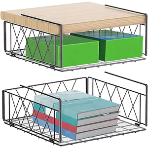 Paniers de rangement suspendus en métal personnalisés avec poignée pour vêtements sales - Écologiques - Product Image 1