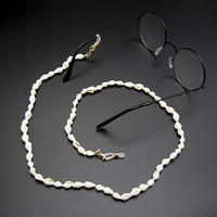 Mode Femmes Lunettes De Lecture Noir Coquille Porte-Lunettes De Soleil Sangle de Cou Corde Ornements Collier Accessoires