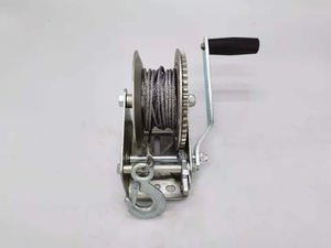 กว้านมือคุณภาพสูง 1800 ปอนด์ สำหรับรถพ่วงเรือ แบบมือหมุน ยกแนวตั้ง พร้อมขาตั้งแบบสามขา  กว้านสมอเคลือบสังกะสี <span class=keywords><strong>2</strong></span> เกียร์ - Product Image 3