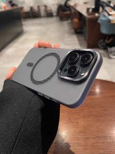 Nouveau étui de téléphone pour hommes pour <span class=keywords><strong>iPhone</strong></span> 14 étui de support de support de lentille magnétique transparent givré clair pour <span class=keywords><strong>iPhone</strong></span> <span class=keywords><strong>13</strong></span> 15 Pro Max - Product Image 6