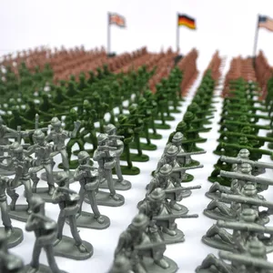 I più venduti Army Men Toys Soldier Play Set Battle Group Model Toys 300 pezzi 3.5cm per ragazzi