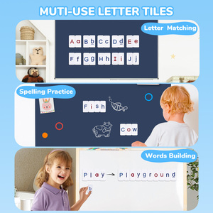 ジョイキャット磁気プラスチックモンテッソーリ教育玩具英語アラビア文字数値記号幾何学的形状ステッカー子供 - Product Image 5