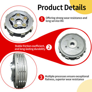 Venta directa de fábrica del conjunto de embrague para el motor Xiao Feng de la serie de motocicletas <span class=keywords><strong>Jonway</strong></span> YY350 - Product Image 4