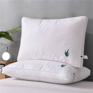 Benutzer definiertes Logo <span class=keywords><strong>Aloe</strong></span> <span class=keywords><strong>Vera</strong></span> Baumwolle Kopfstütze Kissen bezug 200TC Neek Thread Count Spot Produkt - Product Image 5