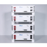 Batteries solaires rechargeables Deye montées en rack 51.2v 100Ah 10kwh 15kwh 20kwh 30kwh