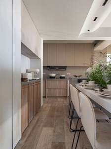 MDF Table Set Modern Mirrored Sideboard Counter Top Stone <b>Island</b> <b>Chair</b> Automated Long Lasting Eco-Friendly <b>Kitchen</b> Cabinets - Product Image 6