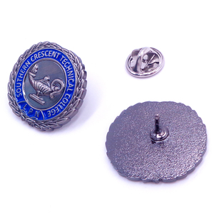Épingle de revers de couronne de santé mentale pour hommes, fabrication OEM de haute qualité - Product Image 1