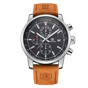 Men Luxury Brand Quartz Watch Fashion Reloj Hombre Male Hour Relogio Masculino Amadeus Watch Mens Benyar Watch