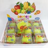 Jouet créatif anti-stress en forme de pomme à presser, blocs de construction TPR à rebond lent, balle DIY au design pomme très esthétique, en stock