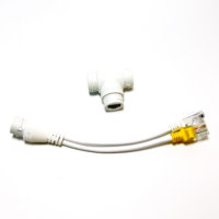 Inyector POE, Convertidor de Separación, Conector Hembra RJ45 para CCTV, Divisor POE RJ45 IP65 para Cámara IP