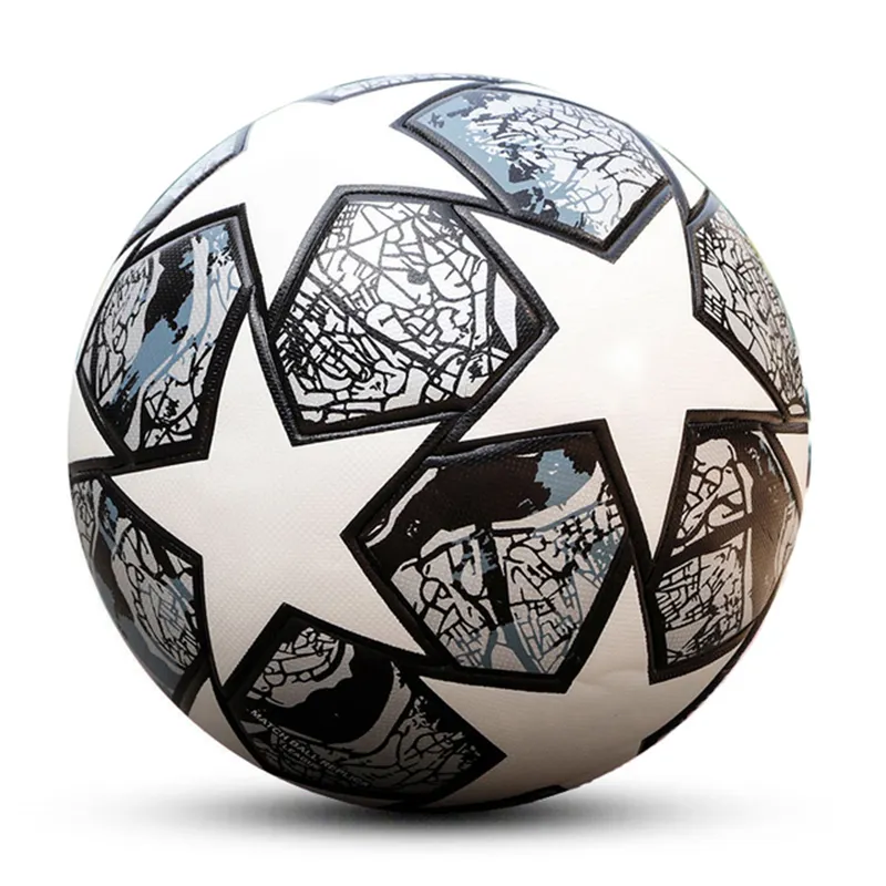 शीर्ष-15 पेशेवर आकार 5 फुटबॉल की गेंद गर्म बिक्री पहनने प्रतिरोधी मैच प्रशिक्षण फुटबॉल गेंदों फुटबॉल Voetbal बोला