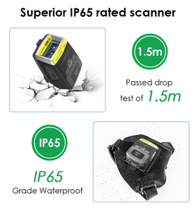 PS02 IP65 Cấp Chống Thấm Kho Wearable Găng Tay ĐọC Mã VạCh Scanner Cho Đơn Đặt Hàng WMS Phân Loại Hệ Thống - Product Image 6