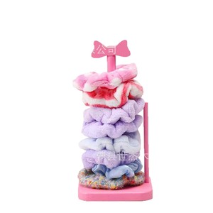 Wooden Storage Rack Pink <b>Bow</b> Organizer Desktop Solid Wood Shelf Cute Design Tissue <b>Holder</b> - Product Image 1