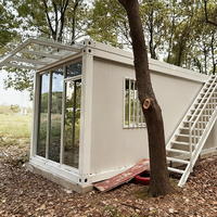 Maisons modulaires en acier mobiles de luxe personnalisées pour les sites touristiques, les restaurants, les bureaux, les bâtiments imperméables