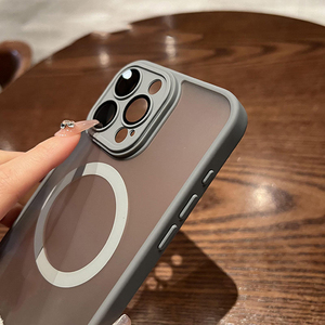 Per <span class=keywords><strong>iPhone</strong></span> 15 <span class=keywords><strong>Pro</strong></span> <span class=keywords><strong>Max</strong></span> custodia per telefono opaca magnetica antiurto, la <span class=keywords><strong>fotocamera</strong></span> in metallo protegge la copertura di ricarica Wireless per il caso <span class=keywords><strong>iPhone</strong></span> 15 Plus - Product Image 5