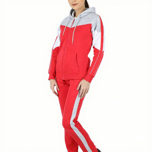 New Style Regular Fit Eco-Friendly Windproof Winter Pullover Tracksuit for Women High Quality 2 Piece Casual Fleece Windbreaker - Product Image 5
