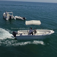 Bateau de pêche Liya 5m Panga, bateaux de travail en fibre de verre personnalisés