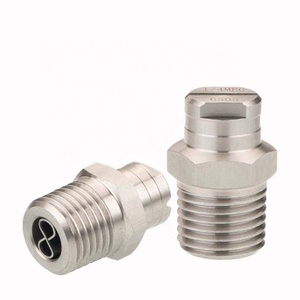 Vòi phun rửa xe bằng thép không gỉ 416, áp suất cao, kiểu phun tia Vee Jet 1/4 <span class=keywords><strong>Meg</strong></span>, vòi phun dạng quạt phẳng, vòi phun <span class=keywords><strong>Meg</strong></span> - Product Image 1