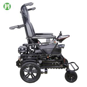 Fauteuil roulant électrique pliable CE ISO, fauteuil roulant électrique inclinable léger en aluminium pour personnes handicapées - Product Image 1