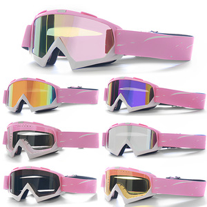 Lunettes de cyclisme roses de haute qualité, protection solaire, pour systèmes de protection corporelle de moto, directement de l'usine - Product Image 2