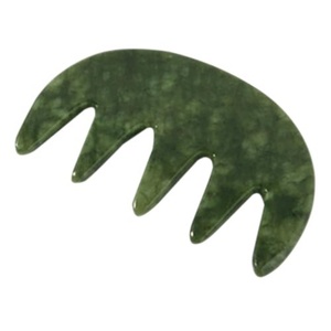 Peigne Gua Sha en pierre de jade, peigne de <span class=keywords><strong>massage</strong></span> en jade, masseur de cuir chevelu, outils de <span class=keywords><strong>massage</strong></span> pour le cuir chevelu, la tête et les cheveux, masseurs manuels <span class=keywords><strong>du</strong></span> <span class=keywords><strong>visage</strong></span> et <span class=keywords><strong>du</strong></span> cuir chevelu - Product Image 2
