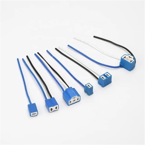 ユニバーサルカーLEDバルブターンシグナルランプホルダープラグワイヤーハーネスアダプターセラミックPBT絶縁錫メッキ銅導体12V H1 - Product Image 6