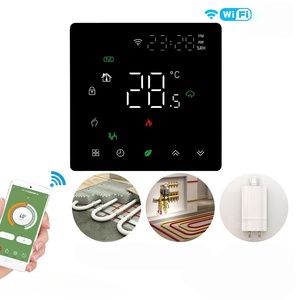 Thế Hệ Mới Glass LCD Màn Hình Cảm Ứng Nhiệt Cho Nhà Sưởi Ấm Nước Nhiệt Với Hàng Tuần Lập Trình Lập Trình Nhiệt - Product Image 3