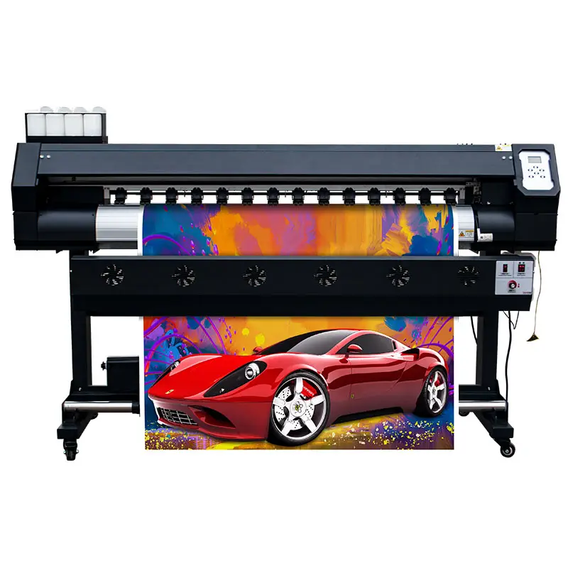 Snelle Verzending Goedkoopste Vinyl Printmachine 60Cm 1.3M 1.6M 1.8M 3.2M Groot Grootformaat Printkop Dx5 Xp600 Eco Solvent Printer